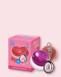 FWEE Krémes balzsam ajkakra és orcákra, kulcstartóval Lip&Cheek Blurry Pudding Pot + Pendant Keyring - 5 g No. Mv01 Chill'N