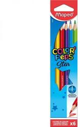 Maped Color Peps Star háromszögletű színesceruza készlet - 6 darabos (CW-832002)