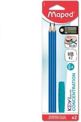 Maped Kidy Learn Concentration írástanító háromszögletű grafitceruza szett ceruzafogóval - MAPED (CW-IMA854400)