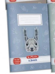 Herlitz 1. osztályos vonalas füzet, Animals - Mókus (A5/14-32) (H_2025_002)