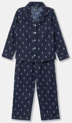 Ralph Lauren gyerek pamut pizsama sötétkék, mintás, 4P0034 - sötétkék 148/155