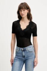 Blugirl Blumarine t-shirt fekete, RA5197. MA30M - fekete S