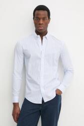 Pepe Jeans pamut ing ANDER férfi, legombolt galléros, slim, PM308807 - kék S