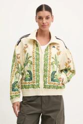 adidas rövid kabát x Farm Rio női, bézs, átmeneti, oversize, JD6304 - bézs XS