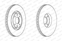 FERODO Disc frana FERODO PREMIER DDF1442C (DDF1442C)