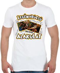 printfashion Legénybúcsú alakulat egyedi képpel - Férfi póló - Fehér (17466570)