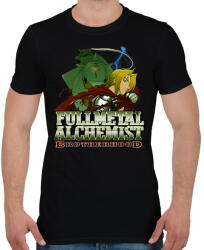 printfashion Fullmetal Alchemist - Férfi póló - Fekete (17480071)