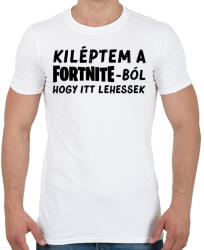 printfashion Fortnite - Férfi póló - Fehér (17023642)