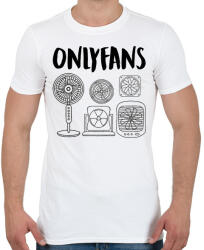printfashion Onlyfans - Férfi póló - Fehér (17488618)