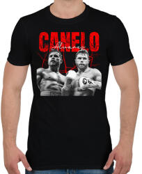 printfashion Canelo Alvarez - Férfi póló - Fekete (17442855)