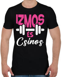 printfashion Izmos és csinos - Férfi póló - Fekete (17370653)
