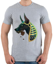 printfashion ANUBIS WITH ROSE SMITE - Férfi póló - Sport szürke (17255132)