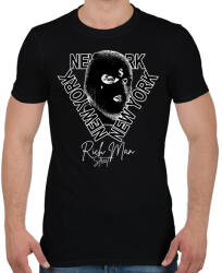 printfashion Rich Man Street - Férfi póló - Fekete (16962095)