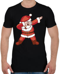 printfashion Télapó dab - Férfi póló - Fekete (17012502)