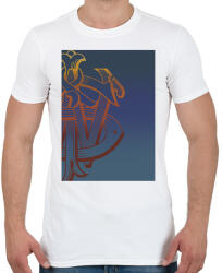 printfashion johnnie walker - Férfi póló - Fehér (17322077)