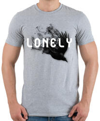 printfashion Lonely. - Férfi póló - Sport szürke (17268182)