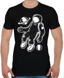 printfashion Kint az űrben - Férfi póló - Fekete (17040766)
