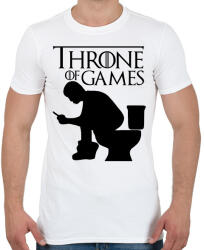 printfashion Throne of games - Férfi póló - Fehér (17476020)