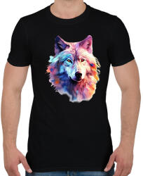 printfashion farkas - Férfi póló - Fekete (17272223)