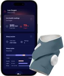 Owlet Dream Sock Okos zokni 0-18 hó éjkék (810099091090)