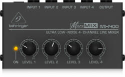 BEHRINGER MX400 micromix 4 csatornás monó vonal keverő - avplanet