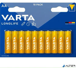 VARTA Elem, AA ceruza, 10 db, VARTA "Longlife (4106101461)