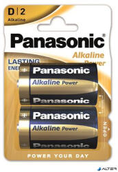 Panasonic Elem, D góliát, 2 db, PANASONIC "Alkaline power (LR20APB-2BP/LR20APB/2BP) - alter