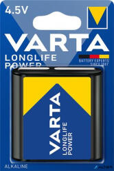 VARTA Elem, 3LR12 lapos elem, 4, 5 V, 1 db, VARTA "Longlife Power (4912 121 411) - alter