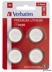Verbatim Gombelem, CR2430, 4 db, VERBATIM "Premium (49534) - alter