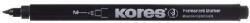 Kores Alkoholos marker, CD/DVD, 1 mm, KORES, fekete - printbazis