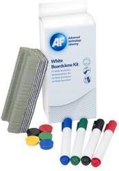 Af Tisztítófolyadék, táblához, szivaccsal, törlőkendővel, mágnessel, táblafilccel, 125 ml, AF Whiteboard cleaning kit