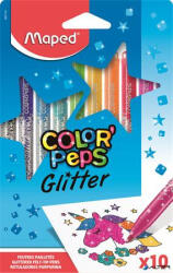 Maped Filctoll készlet, 2, 8 mm, csillámos, MAPED "Color'Peps Glitter", 10 különböző szín (847110) - alter