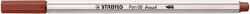 STABILO Ecsetirón, STABILO "Pen 68 brush", vörösesbarna (568/75) - alter