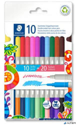 STAEDTLER Rostirón készlet, 1/3 mm, kétvégű, STAEDTLER® "3280", 20 különböző szín (3280 C10) - alter
