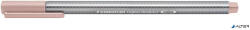 STAEDTLER Tűfilc, 0, 3 mm, STAEDTLER "Triplus 334", antik rózsaszín (334-26) - alter