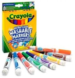 Crayola : 8 darabos extra-lemosható vastag filctoll