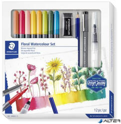 STAEDTLER Ecsetirón készlet, kétvégű, STAEDTLER "Mixed Set 5", 8 különböző szín (61 3001-1) - alter