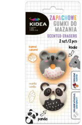 DERFORM Kidea 2 db-os Illatos Radírgumi - Koala és Panda