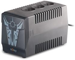 nJoy AVR Paladin 1000 Feszültségszabályzó, 3 univerzális konnektor, túltöltés elleni védelem, lemerülés elleni védelem (PWAV-10003PL-AZ01B)