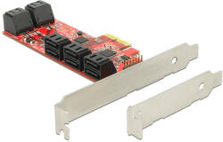 Delock PCI Express Kártya & gt; 3 x Külső USB 3.0 + 1 x Külső Gigabit LAN Vékony kivitel (DL-89382)