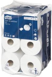 Tork Toalettpapír, T9 rendszer, 2 rétegű, 14, 9 cm átmérő, TORK SmartOne Mini, fehér