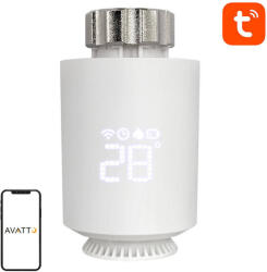 Avatto TRV06 Zigbee 3.0 TUYA intelligens termosztátfej (TRV06) - blacktip