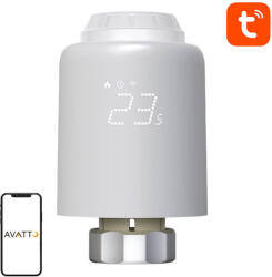 Avatto TRV07 Zigbee 3.0 TUYA intelligens termosztátfej Zigbee 3.0 TUYA (TRV07) - blacktip