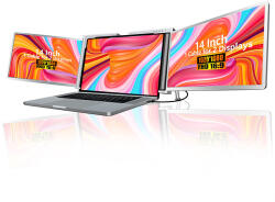 EXTRALINK Smart Life 14" kétszintű monitor laptopokhoz, S400