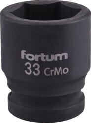 Fortum gépi dugófej 3/4", 33mm, L 57 mm, feketített (4703033) - hardtools