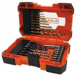 Black Tools +Decker 27 darabos titánium fúró csavarozó készlet A7235-XJ (A7235-XJ)