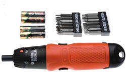 Black Tools +Decker elemes csavarozó tartozékkal A7073-XJ 12V (A7073-XJ)