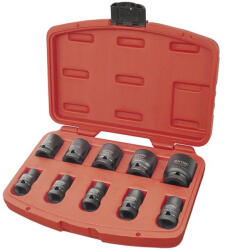 Extol gépi dugófej készlet 1/2" 10 részes 9-27x37mm (8818131)