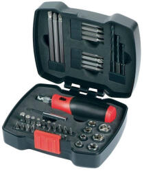 Black Tools +Decker 43 részes bit, fúrószár és dugókulcs készlet racsnis csavarhúzó adapterrel A7175-XJ (A7175-XJ)