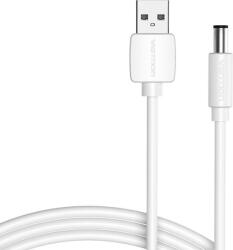 Vention Tápkábel USB 2.0 és DC 5, 5 mm-es hüvelyes csatlakozó 5V Vention CEYWG 1, 5m (fehér) (CEYWG)